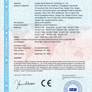 CE for split core ct